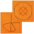 Miniland Sett Med 6 Fargede Geobrett 15 Cm