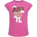 Nike Kids Sweet Swoosh Just Do It Kortarmet T-skjorte