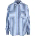 Urban Classics Striped Relaxed Skjorte Med Lange Ermer