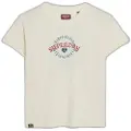 Superdry Tattoo Rhinestone Fitted Kortarmet T-skjorte