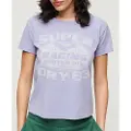 Superdry Archive Kiss Print Fit Kortarmet T-skjorte