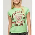 Superdry Varsity Burnout Cap Kortarmet T-skjorte
