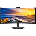 Philips 34E1C5600HE - 5000 Series - LED-skjerm - kurvet - 34 - 3440 x 1440 WQHD @ 100 Hz - VA - 300 cd/m² - 3000:1 - 4 ms - HDMI, DisplayPort, USB-C - høyttalere - svart