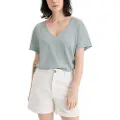 Dockers Deep Kort Ermet V-hals T-skjorte