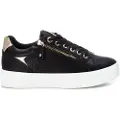 Xti for woman. 14222904-NEGRO Trainers 142229 black (37), Flat, Laces, Casual