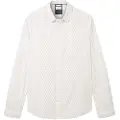 Tom Tailor 1039916 Fitted Printed Stretch Skjorte Med Lange Ermer