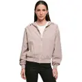 Build Your Brand Crinkle Batwing Jakke