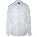 Hackett Daisey Mosaic Print Skjorte Med Lange Ermer