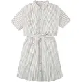 Tom Tailor 1030822 Relaxed Striped Shirt Kort Ermet Kjole