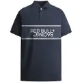 Red Bull Racing Panel Print Logo Kortermet Poloskjorte