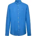 Hackett Garment Dyed Skjorte Med Lange Ermer