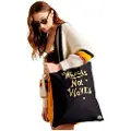 Superdry Totebag i lerret med grafikk