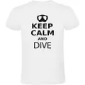 Kruskis Keep Calm And Dive Kortarmet T-skjorte