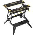Stanley STST83800-1, Arbeidsbenk for trebearbeiding, Bamboo, Stål, Sort, Gult, 250 kg, 625 mm, 620 - 800 mm