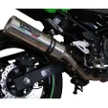 Gpr Exclusive M3 Natural Titanium Ninja 400 18-20 Euro 4 Homologert Slip On Lyddemper
