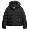 Superdry Faux Fur Pufferjakke