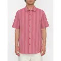 Volcom Newbar Stripe Kortarmet Skjorte