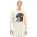 Tom Tailor 1039619 Printed Langarmet T-skjorte
