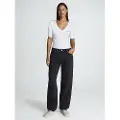 Calvin Klein Jeans Woven Label Rib Kortarmet T-skjorte