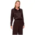 ONLY Victoria Satin Skjorte Med Lange Ermer