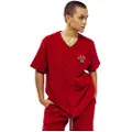 Grimey Lucky Dragon Terry Towelling Baseball Kort Ermet V-hals T-skjorte