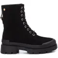 Xti for woman. 14202501-NEGRO Ankle boots 142025 black (38), 3 to 5 cm, Laces, Zip, Casual, Imitation leather