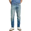 Pepe Jeans for man. PM207390HV5 Blue Tapered Jeans (32/34), Casual, Cotton, Denim, Sustainable