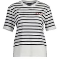 Gant Logo Striped Kortarmet T-skjorte