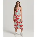 Superdry Vintage Midi Halter Slip Kjole