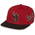 Grimey Tusker Temple Bicolor Snapback-lue
