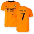 Real Madrid 24/25 Vinicius Borte Junior T-skjorte Med Korte Ermer