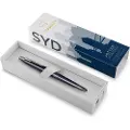 Parker 2198196, Klips, Uttrykkbar kulepenn med hengefeste, Blå, 1 stykker, Medium