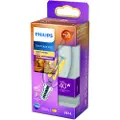 Signify - LED-filamentlyspære - form: B35 - klar finish - E14 - 3.4 W (ekvivalent 40 W) - klasse D - varmt hvitt lys - 2200-2700 K