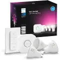 Philips Hue Color GU10 Spotlight - Startsett med 3 pærer