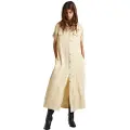 Pepe Jeans for woman. PL953482 Dress Evelinda beige (M), Casual, Short sleeve, Lyocell
