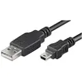 Logilink - USB-kabel - USB (hann) til mini-USB type B (hann) - USB 2.0 - 1.8 m - svart