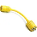 Hubbell Adapter Hunn 15/rett Blad Til Hann Låsende Plugg 20a 30a 125v 125v