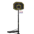 Gymrex Justerbart mobilt basketballstativ med kurv, høyde, 200-305 cm