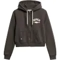 Superdry Athletic Relaxed Crop Genser Med Hel Glidelås