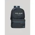 Pepe Jeans unisex for kids. 6912421 Edmon computer backpack with two marine compartments (OSFA), Casual, Polyester, Navy, children's fashion