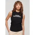 Superdry Sport Luxe Graphic Fitted Ermeløs T-skjorte