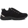Xti for woman. 14245204-NEGRO Trainers 142452 black (36), Fabric, Flat, Laces, Casual