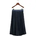 Gant for woman. 4201249 Pleated navy knitted skirt (XS), Casual, Polyester