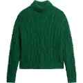Superdry Vintage Cable Knit Genser Med Høy Hals