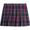 Superdry Mid Rise Check Kort Skjørt