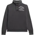 Superdry Vintage Athletic Henley Halv Glidelås Genser