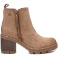 Refresh for woman. 17212503-TAUPE Ankle boots 172125 brown (40), Beige, 5 to 8 cm, Suede, Zip, Casual