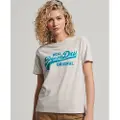 Superdry Vl Scripted Coll T-skjorte