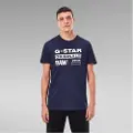 G-Star Graphic 8 Ribbed Neck Kortarmet T-skjorte
