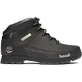 Timberland for man. TB06361R0011 Leather boots Euro Sprint Black (43), Flat, Laces, Sport, Outdoor, Sustainable